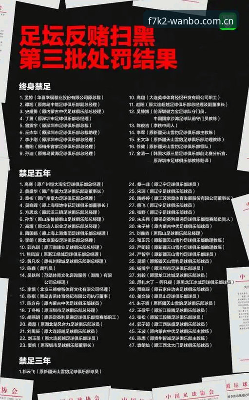 足协第三批禁足名单深度评测：65人受罚背后的行业震荡与反思